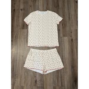 Minnow Women’s Cherry Pajama Set Size XL